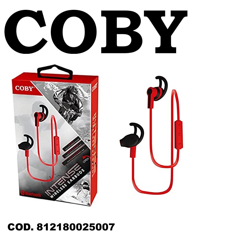 Auriculares Deportivos Con Cable C/ Microfono Coby Intense