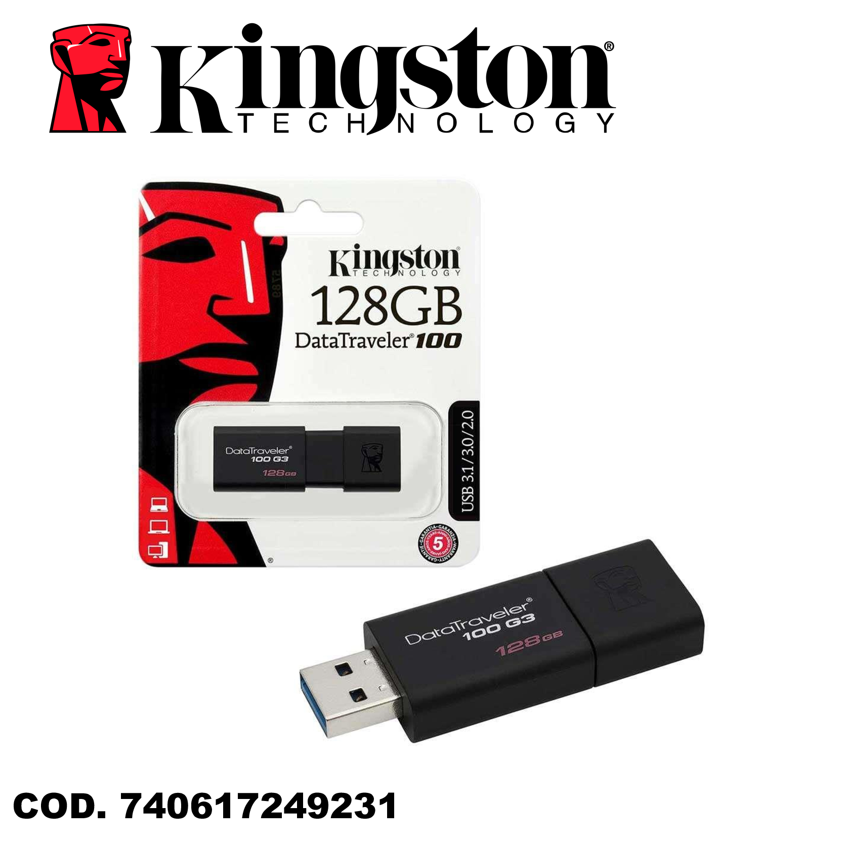 Kingston USB Flash 16GB DTIG4 - Celulares Ecuador