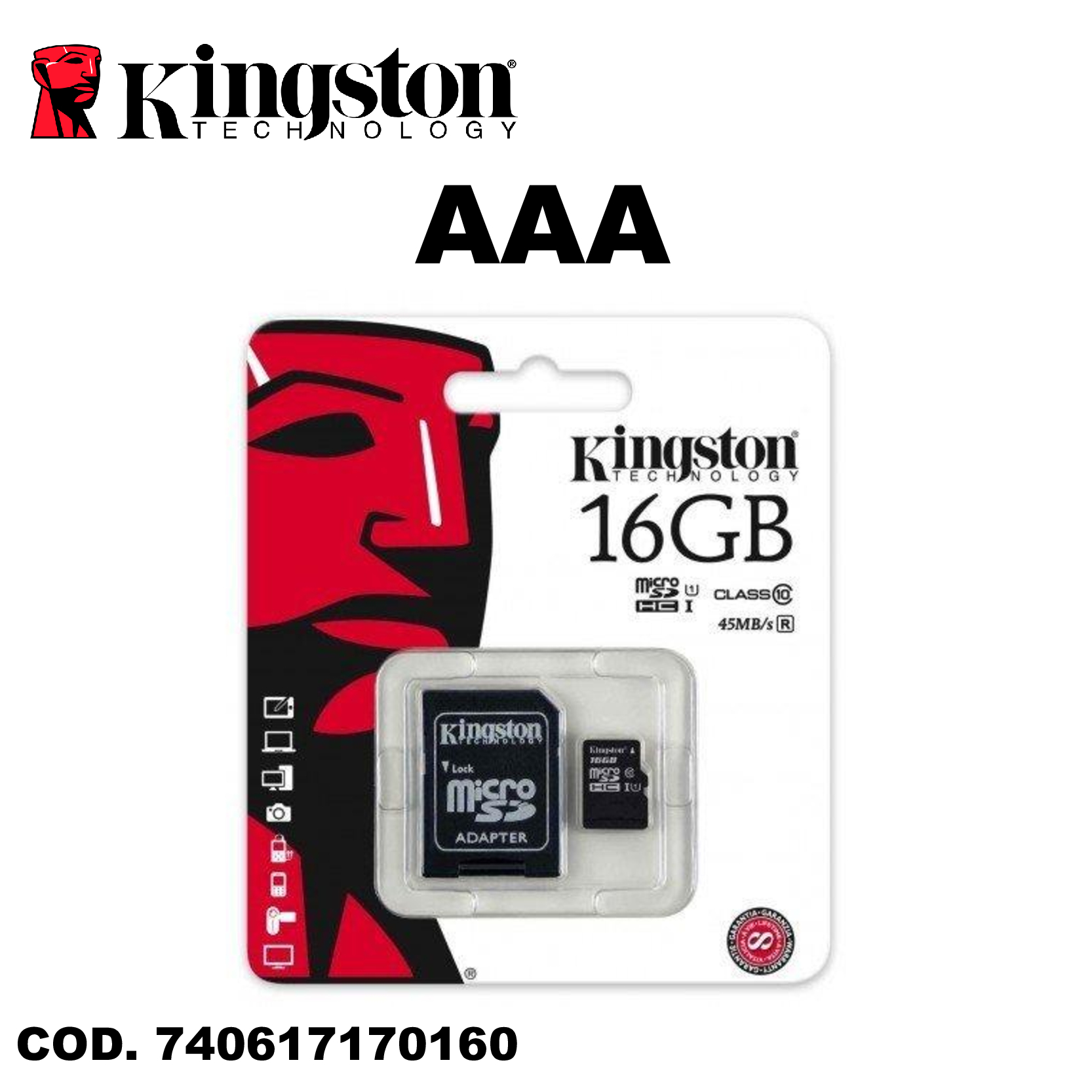 regional Menos que Increíble Micro SD 16GB Kingston Calidad AAA - Celulares Ecuador