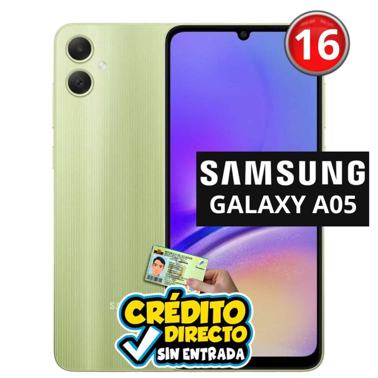 <p>CELULAR SAMSUNG A05 128GB 4GB RAM LIGHT GREEN</p><p> </p><p style="text-align: center;"><a class="elementor-button elementor-button-link elementor-size-sm elementor-animation-grow" href="https://wa.link/5kn815" target="_blank" rel="noopener"><span class="elementor-button-content-wrapper"><i class="ekommart-icon- ekommart-icon-whatsapp" aria-hidden="true"></i>MÁS INFORMACIÓN</span></a></p><p style="text-align: center;"><a href="https://cellmania.shop/tienda/1/product/59369"><button class="btn btn-primary" type="button"><i class="fa fa-shopping-cart"></i>COMPRAR AHORA</button></a></p>