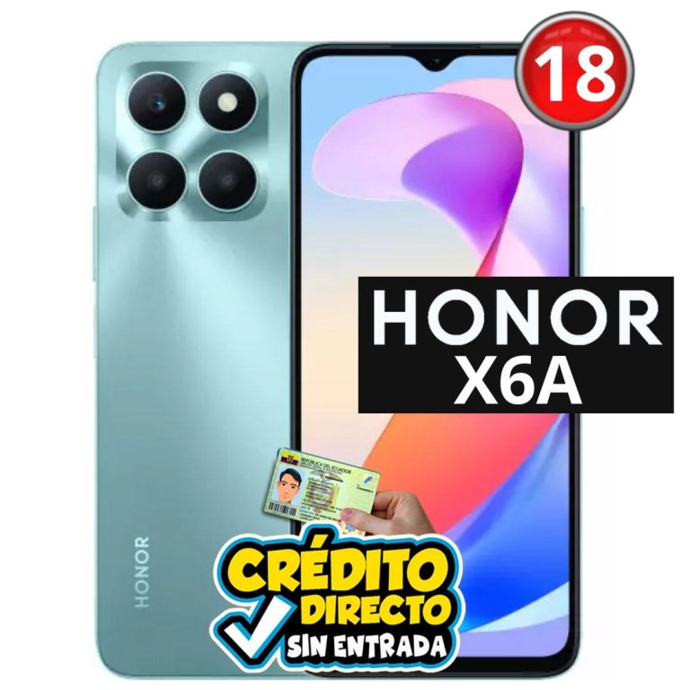 <p>CELULAR HONOR X6A *  128GB 4GB RAM AQUAMARINO</p><p> </p><p style="text-align: center;"><a class="elementor-button elementor-button-link elementor-size-sm elementor-animation-grow" href="https://wa.link/excjhs" target="_blank" rel="noopener"><span class="elementor-button-content-wrapper"><i class="ekommart-icon- ekommart-icon-whatsapp" aria-hidden="true"></i>MÁS INFORMACIÓN</span></a></p><p style="text-align: center;"><a href="https://cellmania.shop/tienda/1/product/59096"><button class="btn btn-primary" type="button"><i class="fa fa-shopping-cart"></i>COMPRAR AHORA</button></a></p>