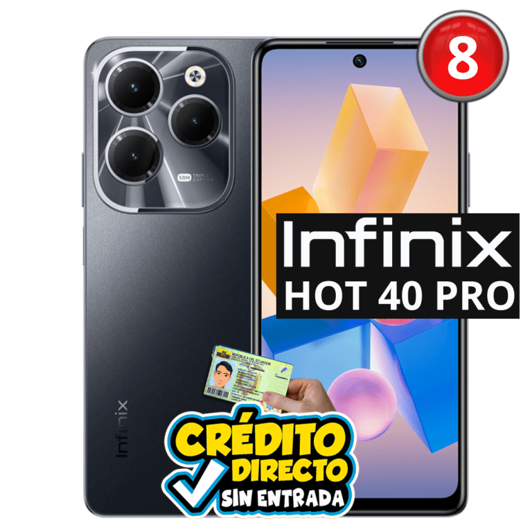 <p>CELULAR INFINIX HOT 40 PRO * 256GB 8GB + 8GB STARLIT BLACK</p><p> </p><p style="text-align: center;"><a class="elementor-button elementor-button-link elementor-size-sm elementor-animation-grow" href="https://wa.link/4zci14" target="_blank" rel="noopener"><span class="elementor-button-content-wrapper"><i class="ekommart-icon- ekommart-icon-whatsapp" aria-hidden="true"></i>MÁS INFORMACIÓN</span></a></p><p style="text-align: center;"><a href="https://cellmania.shop/tienda/1/product/59190"><button class="btn btn-primary" type="button"><i class="fa fa-shopping-cart"></i>COMPRAR AHORA</button></a></p>