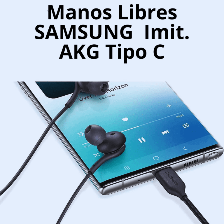 <p>MANOS LIBRES SAMSUNG IMIT. AKG TIPO C</p><p> </p><p> </p><p style="text-align: center;"><a class="elementor-button elementor-button-link elementor-size-sm elementor-animation-grow" href="https://wa.link/zk9hwg"><span class="elementor-button-content-wrapper"><i class="ekommart-icon- ekommart-icon-whatsapp" aria-hidden="true"></i><span class="elementor-button-text">  MÁS INFORMACIÓN</span><br /></span></a></p><p style="text-align: center;"><a href="https://cellmania.shop/tienda/1/product/56966"><button class="btn btn-primary" type="button"><i class="fa fa-shopping-cart"></i>COMPRAR AHORA</button></a></p>