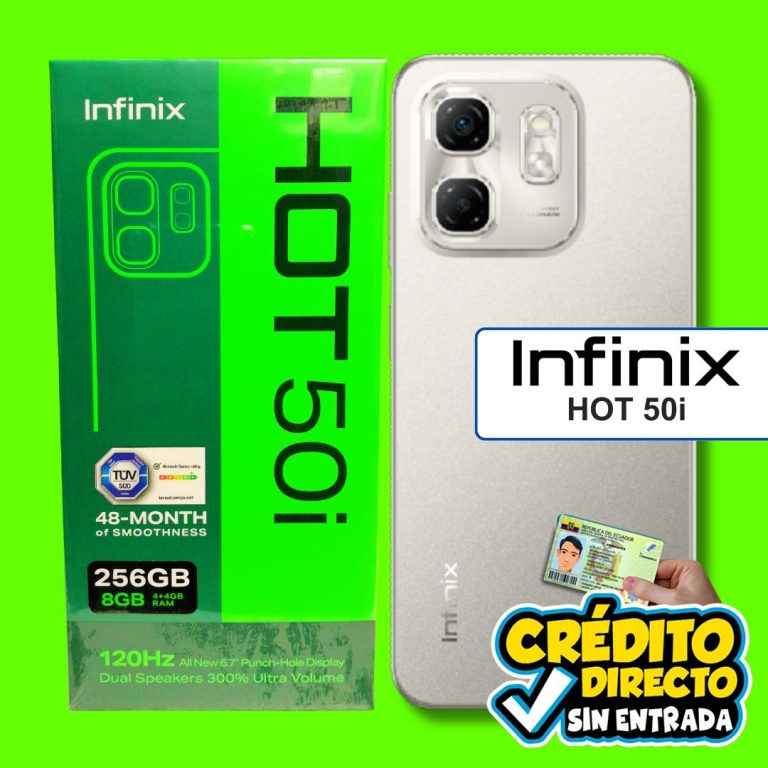 <p>CELULAR INFINIX HOT 50i * 256GB 4GB + 4GB RAM </p><p style="text-align: center;"><a class="elementor-button elementor-button-link elementor-size-sm elementor-animation-grow" href="https://wa.link/qm1yvz" target="_blank" rel="noopener"><span class="elementor-button-content-wrapper"><i class="ekommart-icon- ekommart-icon-whatsapp" aria-hidden="true"></i><br /><span class="elementor-button-text">MÁS INFORMACIÓN</span><br /></span></a></p><p style="text-align: center;"><a href="https://cellmania.shop/tienda/1/product/59787" target="_blank" rel="noopener"><button class="btn btn-primary" type="button"><i class="fa fa-shopping-cart"></i>COMPRAR AHORA</button></a></p>