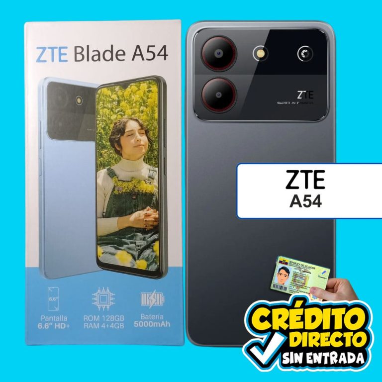 <p>CELULAR ZTE BLADE A54 * 128GB 4GB + 4GB RAM</p><p style="text-align: center;"><a class="elementor-button elementor-button-link elementor-size-sm elementor-animation-grow" href="https://wa.link/qm1yvz" target="_blank" rel="noopener"><span class="elementor-button-content-wrapper"><i class="ekommart-icon- ekommart-icon-whatsapp" aria-hidden="true"></i><br /><span class="elementor-button-text">MÁS INFORMACIÓN</span><br /></span></a></p><p style="text-align: center;"><a href="https://cellmania.shop/tienda/1/product/59787" target="_blank" rel="noopener"><button class="btn btn-primary" type="button"><i class="fa fa-shopping-cart"></i>COMPRAR AHORA</button></a></p>