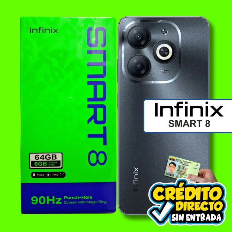 <p>CELULAR INFINIX SMART 8 * 64GB 3GB + 3GB RAM </p><p style="text-align: center;"><a class="elementor-button elementor-button-link elementor-size-sm elementor-animation-grow" href="https://wa.link/qm1yvz" target="_blank" rel="noopener"><span class="elementor-button-content-wrapper"><i class="ekommart-icon- ekommart-icon-whatsapp" aria-hidden="true"></i><br /><span class="elementor-button-text">MÁS INFORMACIÓN</span><br /></span></a></p><p style="text-align: center;"><a href="https://cellmania.shop/tienda/1/product/59787" target="_blank" rel="noopener"><button class="btn btn-primary" type="button"><i class="fa fa-shopping-cart"></i>COMPRAR AHORA</button></a></p>