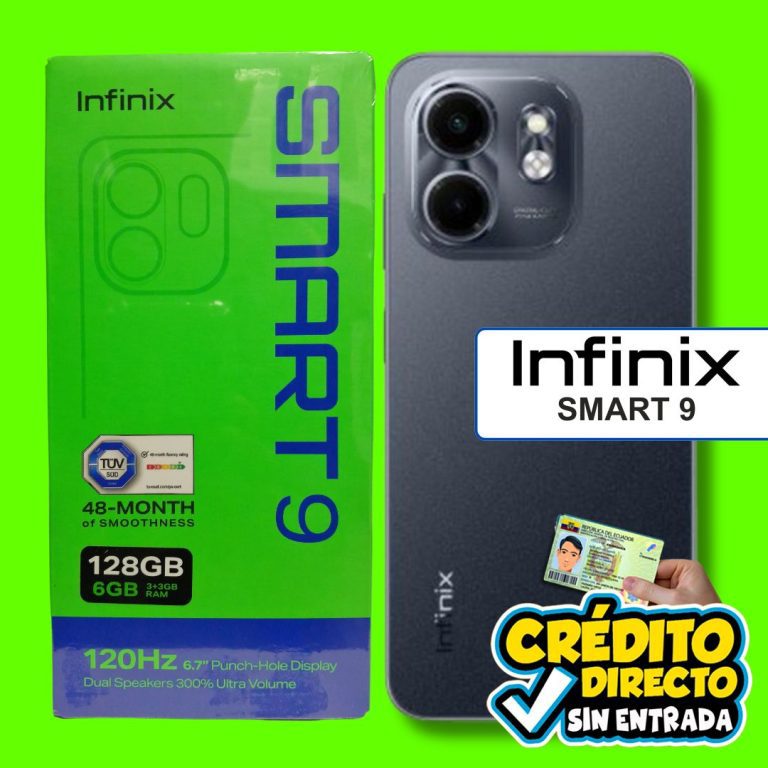 <p>CELULAR INFINIX SMART 9 * 128GB 3GB + 3GB RAM </p><p style="text-align: center;"><a class="elementor-button elementor-button-link elementor-size-sm elementor-animation-grow" href="https://wa.link/qm1yvz" target="_blank" rel="noopener"><span class="elementor-button-content-wrapper"><i class="ekommart-icon- ekommart-icon-whatsapp" aria-hidden="true"></i><br /><span class="elementor-button-text">MÁS INFORMACIÓN</span><br /></span></a></p><p style="text-align: center;"><a href="https://cellmania.shop/tienda/1/product/59787" target="_blank" rel="noopener"><button class="btn btn-primary" type="button"><i class="fa fa-shopping-cart"></i>COMPRAR AHORA</button></a></p>