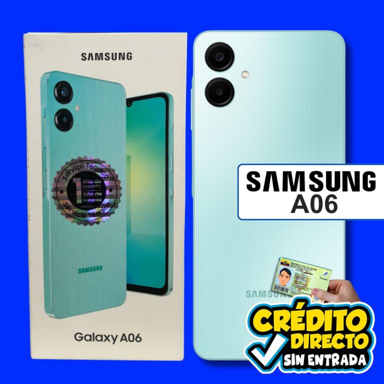 <p>CELULAR SAMSUNG A06 * 128GB 4RAM</p><p style="text-align: center;"><a class="elementor-button elementor-button-link elementor-size-sm elementor-animation-grow" href="https://wa.link/s7ofb5" target="_blank" rel="noopener"><span class="elementor-button-content-wrapper"><i class="ekommart-icon- ekommart-icon-whatsapp" aria-hidden="true"></i><br /><span class="elementor-button-text">MÁS INFORMACIÓN</span><br /></span></a></p><p style="text-align: center;"><a href="https://cellmania.shop/tienda/1/product/59139" target="_blank" rel="noopener"><button class="btn btn-primary" type="button"><i class="fa fa-shopping-cart"></i>COMPRAR AHORA</button></a></p>