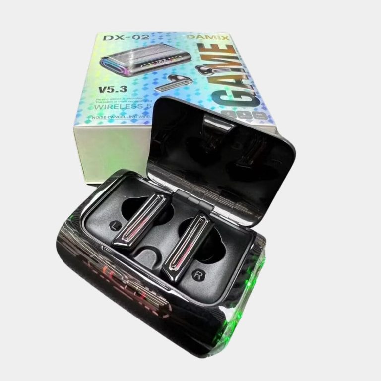 <p>AIRPODS DAMIX GAME DX-02 <br />.</p><p style="text-align: center;"><a class="elementor-button elementor-button-link elementor-size-sm elementor-animation-grow" href="https://api.whatsapp.com/send?phone=593988639081"><span class="elementor-button-content-wrapper"><i class="ekommart-icon- ekommart-icon-whatsapp" aria-hidden="true"></i><br /><span class="elementor-button-text">MÁS INFORMACIÓN</span><br /></span></a></p><p style="text-align: center;"><a href="https://cellmania.shop/tienda/1/product/58677"><button class="btn btn-primary" type="button"><i class="fa fa-shopping-cart"></i>COMPRAR AHORA</button></a></p>