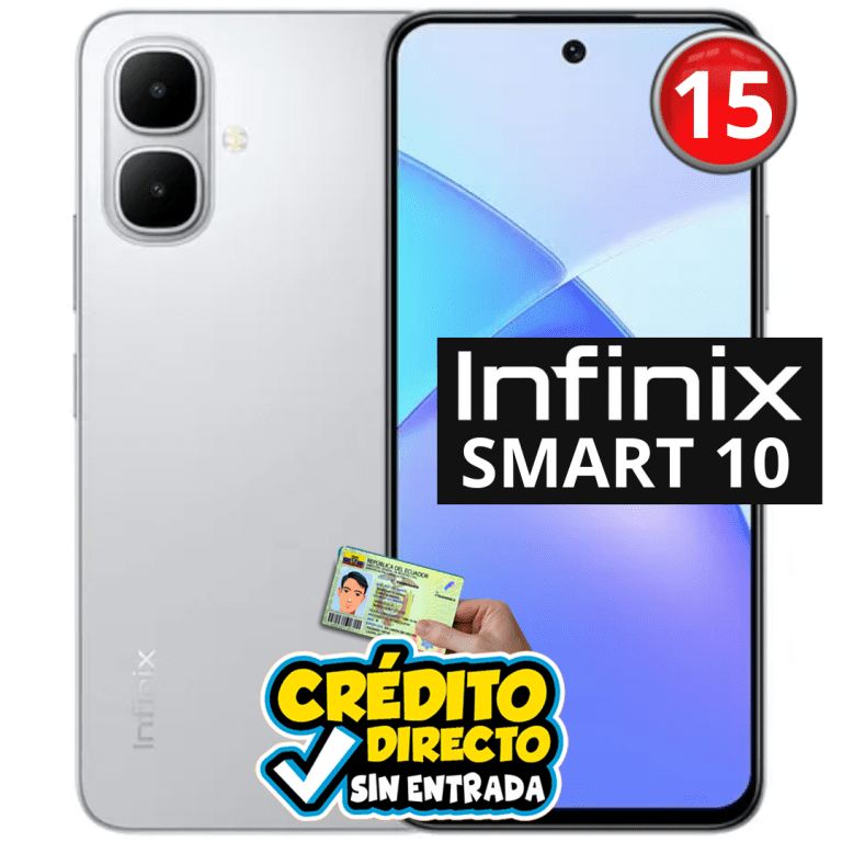 <p>CELULAR INFINIX SMART 10 * 128GB 4GB + 4GB RAM </p><p style="text-align: center;"><a class="elementor-button elementor-button-link elementor-size-sm elementor-animation-grow" href="https://wa.link/djimpp" target="_blank" rel="noopener"><span class="elementor-button-content-wrapper"><i class="ekommart-icon- ekommart-icon-whatsapp" aria-hidden="true"></i><br /><span class="elementor-button-text">ASESOR DE VENTAS</span></span></a></p><p style="text-align: center;"><a href="https://cellmania.shop/tienda/1/search?q=smart+10+128gb"><button class="btn btn-primary" type="button"><i class="fa fa-shopping-cart"></i>COMPRAR AHORA</button></a></p>