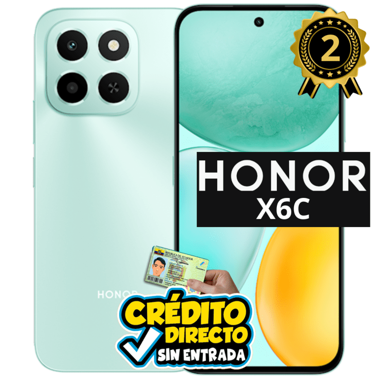 <p>CELULAR HONOR X6C * 256GB 6GB + 6GB RAM </p><p> </p><p style="text-align: center;"><a class="elementor-button elementor-button-link elementor-size-sm elementor-animation-grow" href="https://wa.link/2qqdy4" target="_blank" rel="noopener"><span class="elementor-button-content-wrapper"><i class="ekommart-icon- ekommart-icon-whatsapp" aria-hidden="true"></i><br /><span class="elementor-button-text">ASESOR DE VENTAS</span></span></a></p><p style="text-align: center;"><a href="https://cellmania.shop/tienda/1/search?q=HONOR+X6C" target="_blank" rel="noopener"><button class="btn btn-primary" type="button"><i class="fa fa-shopping-cart"></i>MAS INFORMACION</button></a><a style="text-decoration: none;" href="https://wa.me/593XXXXXXXXX" target="_blank" rel="noopener"><br /></a></p>